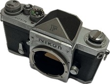 Nikon F Eye Level Silver Film Camera Manual Focus 29960001