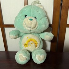 Vintage Care Bears Wish Bear Plush Stuffed Animal Toy 2004 Well Loved
