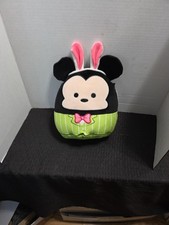 Squishmallows Mickey Mouse Disney 8" Plush Bunny Ears Green Suit Easter