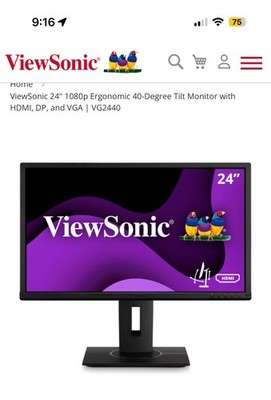 ViewSonic monitor - VG2440
