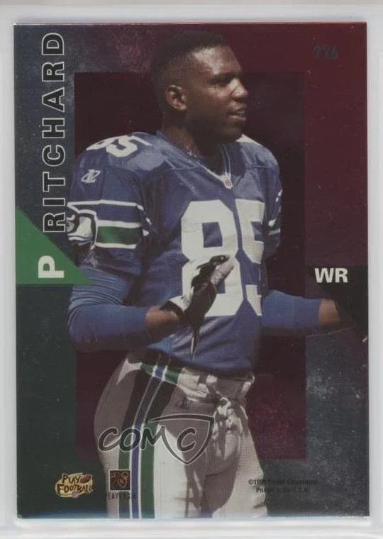 1998 Playoff Momentum SSD Red Mike Pritchard #226 - Image 2 of 2