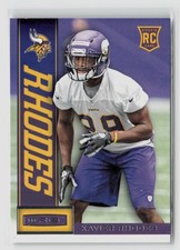XAVIER RHODES #198 RC 2013 PANINI ROOKIES STARS VIKINGS