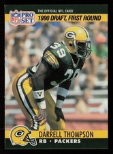 Darrell Thompson 1990 Pro Set #687 RC Green Bay Packers Minnesota
