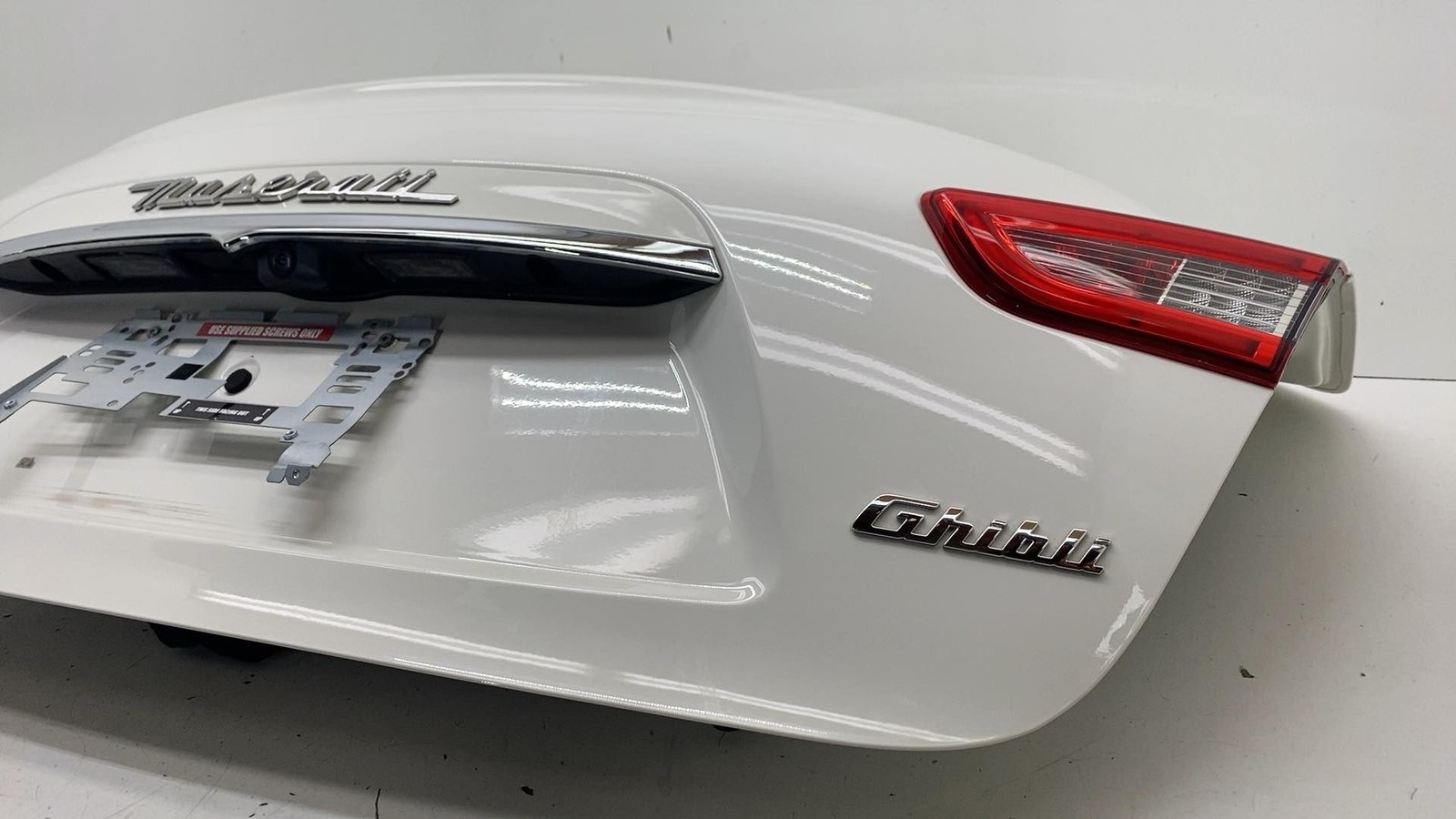 Maserati Ghibli 2014-2020 Rear Trunk lid White