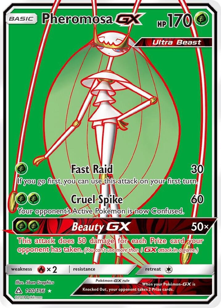Pheromosa GX (140/156) Ultra Rare Full Art NM | SM Ultra Prism