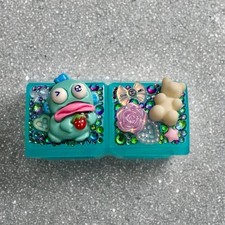 Handmade Decoden Mini Pill Box Hangyodon Junk Case Style Hello Kitty Friends
