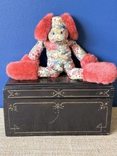 Rare Vintage Liberty of London Floral Rag Doll Soft Toy with Original Tag