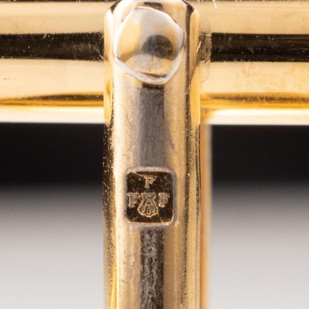 Givenchy Cufflinks No case Hexagonal Shape Silver… - image 3