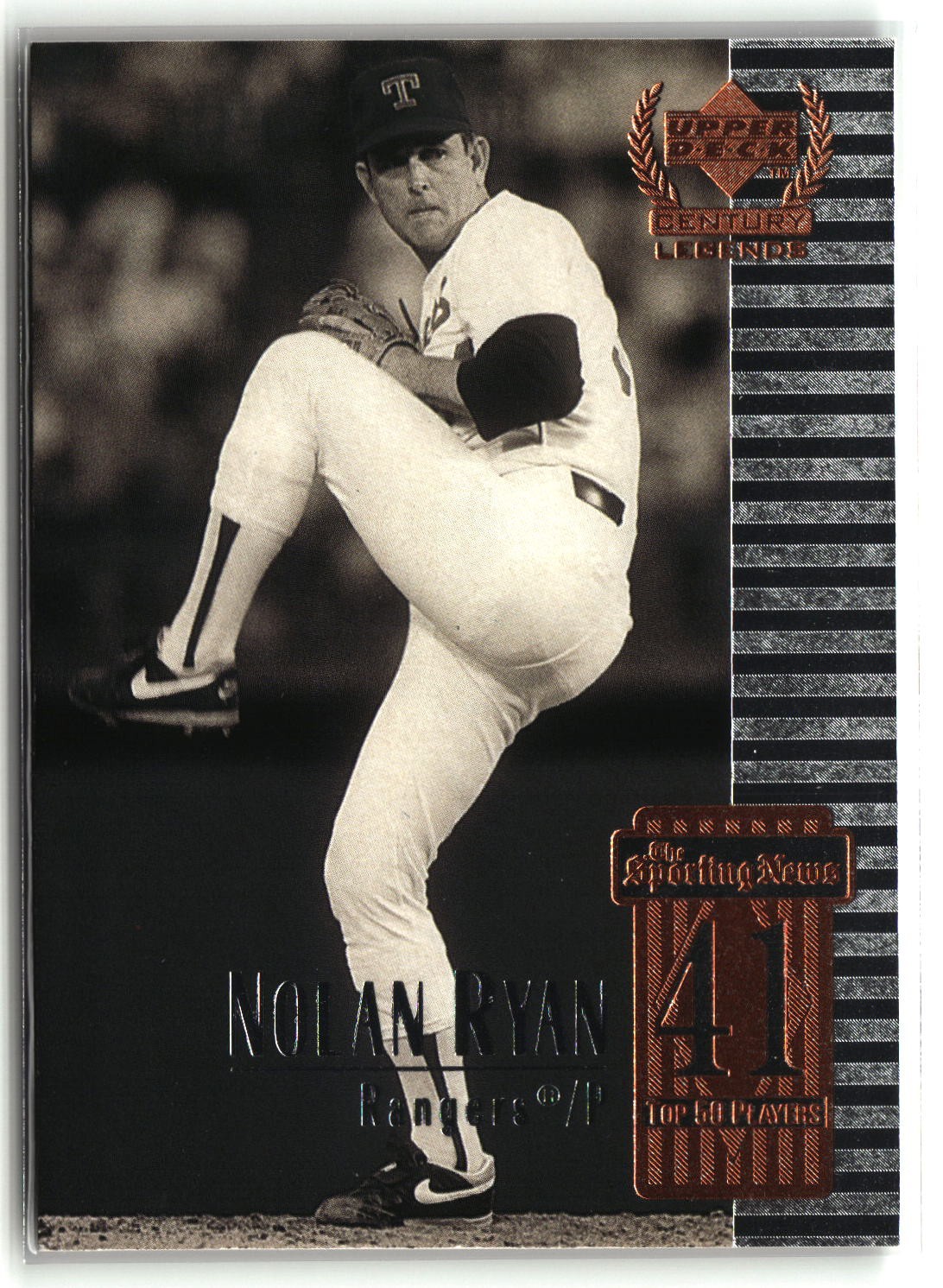 Nolan Ryan 1999 Upper Deck Century Legends #41