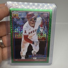 2026 Topps Series 1 1991 Chrome Mojo Green /99 Mike Trout Angels 91C42