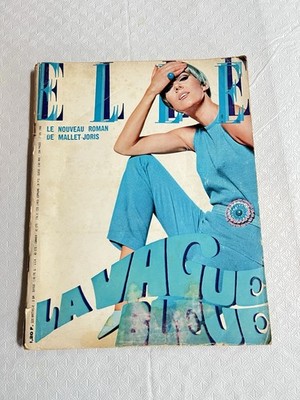 Nicole de Lamarge BLUE WAVE Duffy  FRENCH ELLE magazine May 1966 Juliette Greco