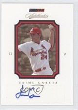 2007 TRISTAR Autothentics Auto Jaime Garcia #46 Auto q9p