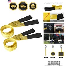 2pcs 2 inch by 6 feet Lifting Strap 3000 lbs Load Capacity and 9000 lbs Break...