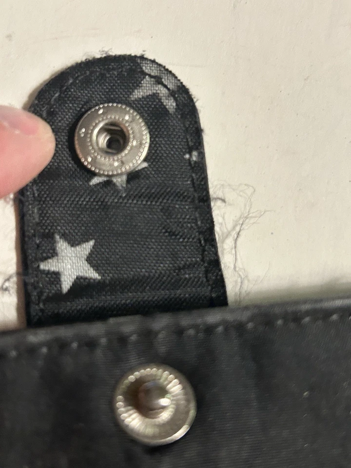 Cartera Hurley Black Star Plegable Usada Surf Foto 4 de 4