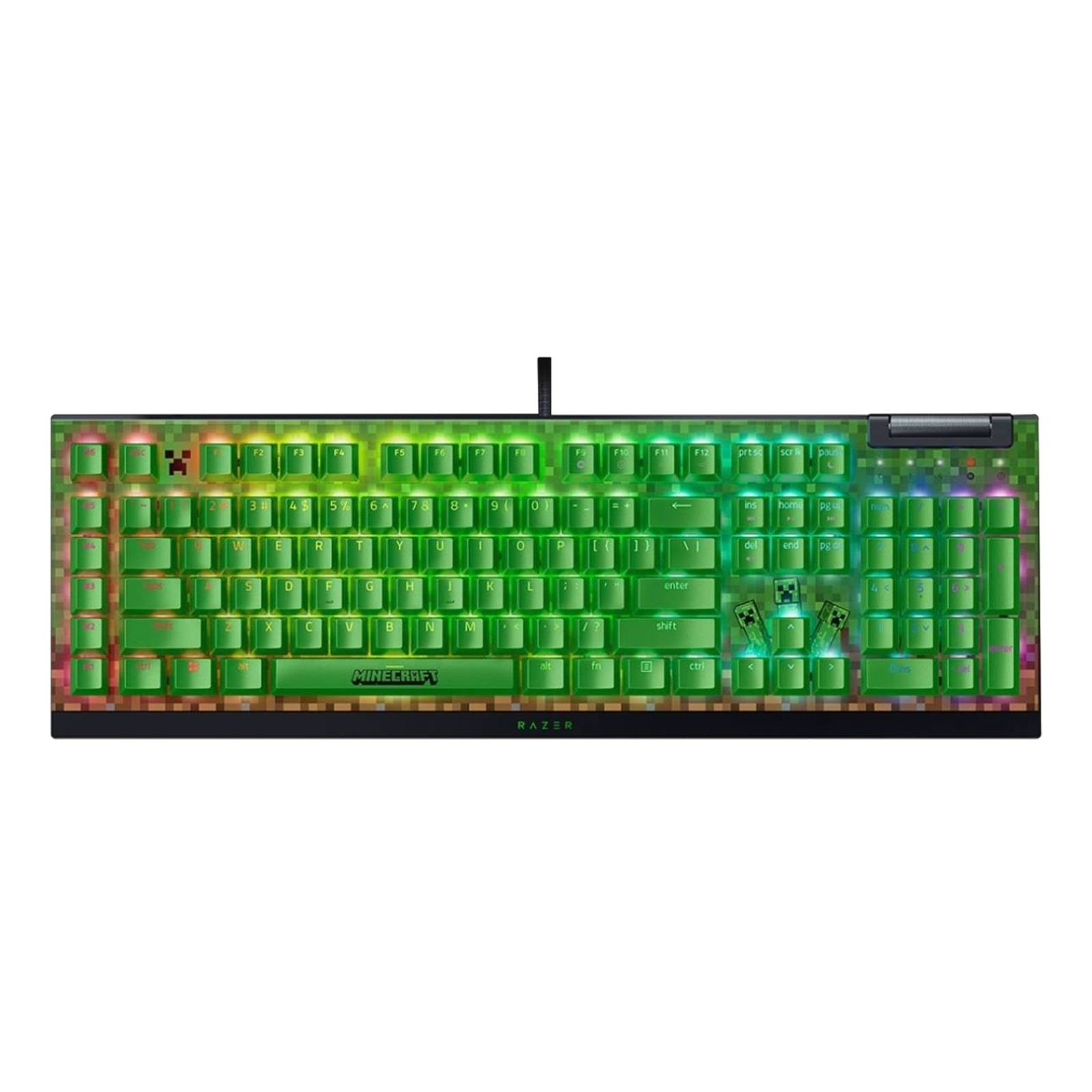 Razer Blackwidow V4 X - Minecraft Ed. - Us Layout Green Switch - Image 4