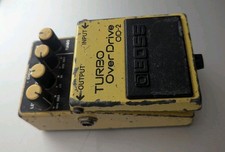 Boss OD-2 Turbo Overdrive - 1988 Made In Japan MIJ - Black Label - June 88