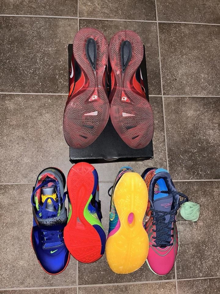 Size 10.5 - Nike basketball KD 3 All Star Kd 4 Nerf Lebron 21 Optimism - Bundle - Image 4 of 4