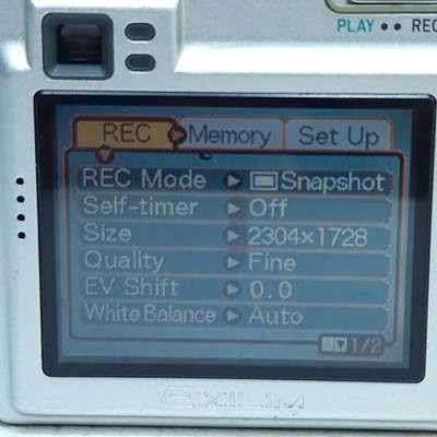 Casio EXILIM EX-Z4 4.0MP Digital Camera - Silver for sale online