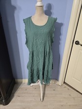 Sonoma Size 3x Dress Womens Green Sleeveless