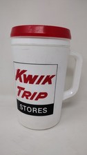 Vintage Aladdin 34oz Kwik Trip Travel Cup Mug w/Lid Wisconsin Midwest KT Retro