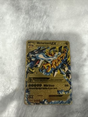 Pokmon MEGA McHarizard EX Gold Foil TCG Card 230HP Ultra Rare | eBay
