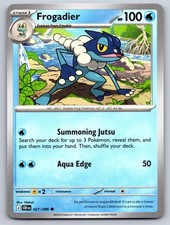 Frogadier 021/086 Common Chaos Rising Pokemon Near Mint
