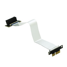 Pci-E Express 1X Riser Extend Angled Card with 20Cms FPC Cable
