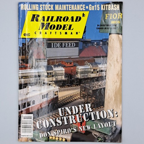 Railroad Model Craftsman October 2005 Magazine Gn15 Kitbash Layout