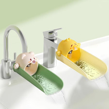 2 Pack Faucet Extender for Toddlers, Kids Sink Extender for Bathroom, Kitchen, E