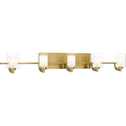 Quoizel KLT8605LED Kolt 5 Light 42"W LED Bathroom Vanity Light - Chrome - Picture 6 of 7