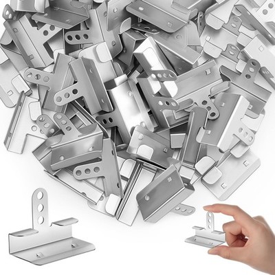 50 Pack Drywall Repair Clips 1/2 Inch Corner Back Fastener Stud Saver Back Up