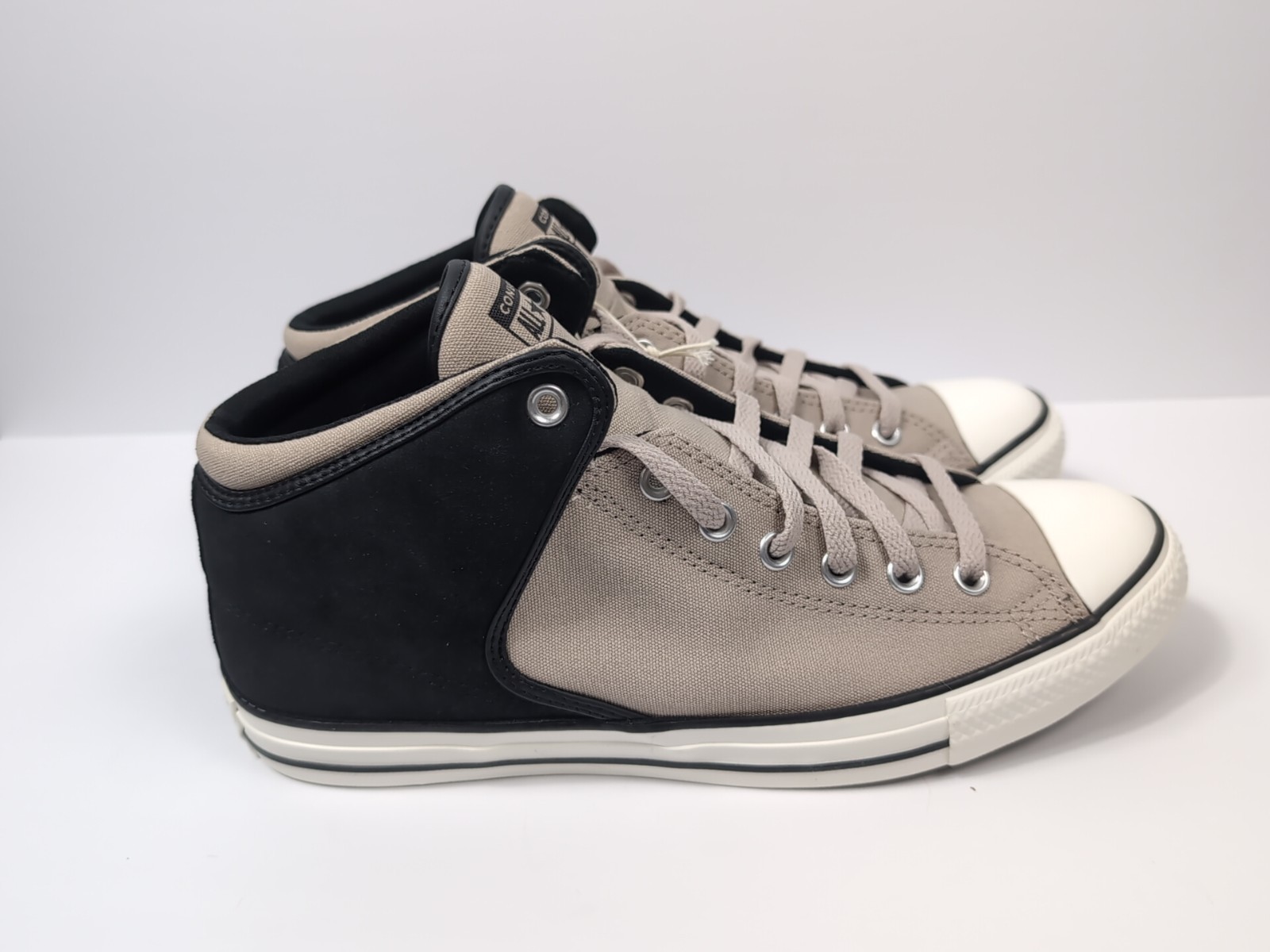 Men's Converse Sneakers 11.5 Chuck Taylor Black/Papyrus Mid Top CTAS High Street thumbnail 7