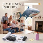 Remote Controlled Flying Fish Balloon Toy 57" for Birthday Wedding Party Decor