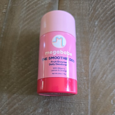 MEGABABE The Smoothie Deo Fruit Enzyme Daily Deodorant  2.6 Oz Full Size NEW