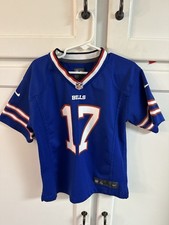 Buffalo Bills Josh Allen 17 Men's Nike Dri FIT NFL Limited Jersey Youth Large