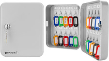 20 Position Key Cabinet with Key Lock Wall Mounted Security Storage Box