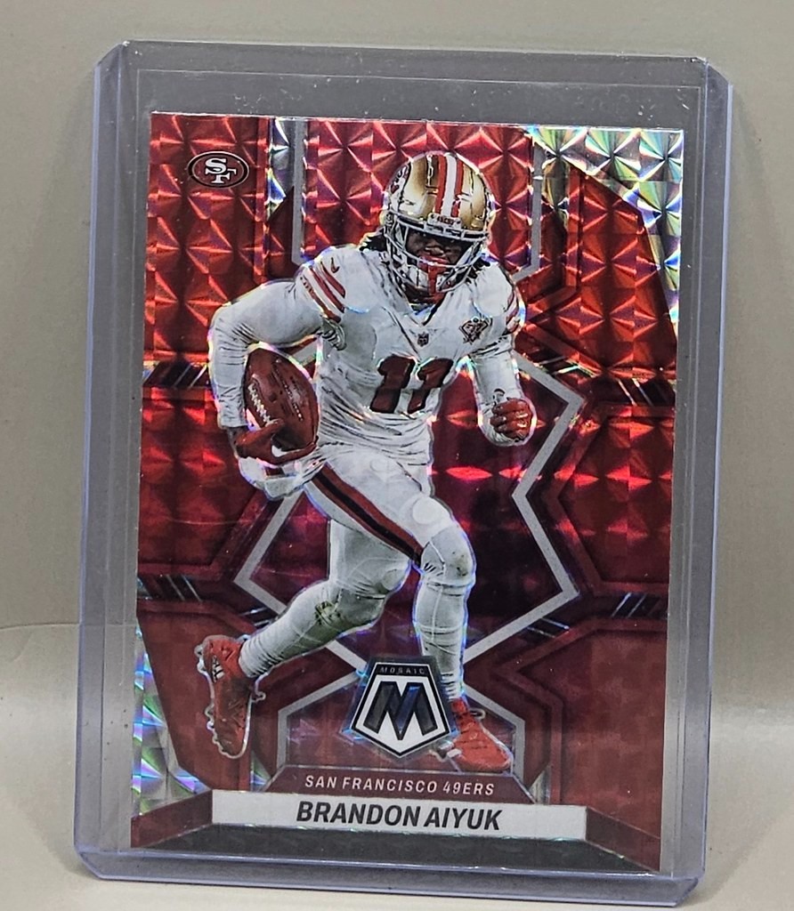2022 Mosaic Red Prizm Brandon Aiyuk