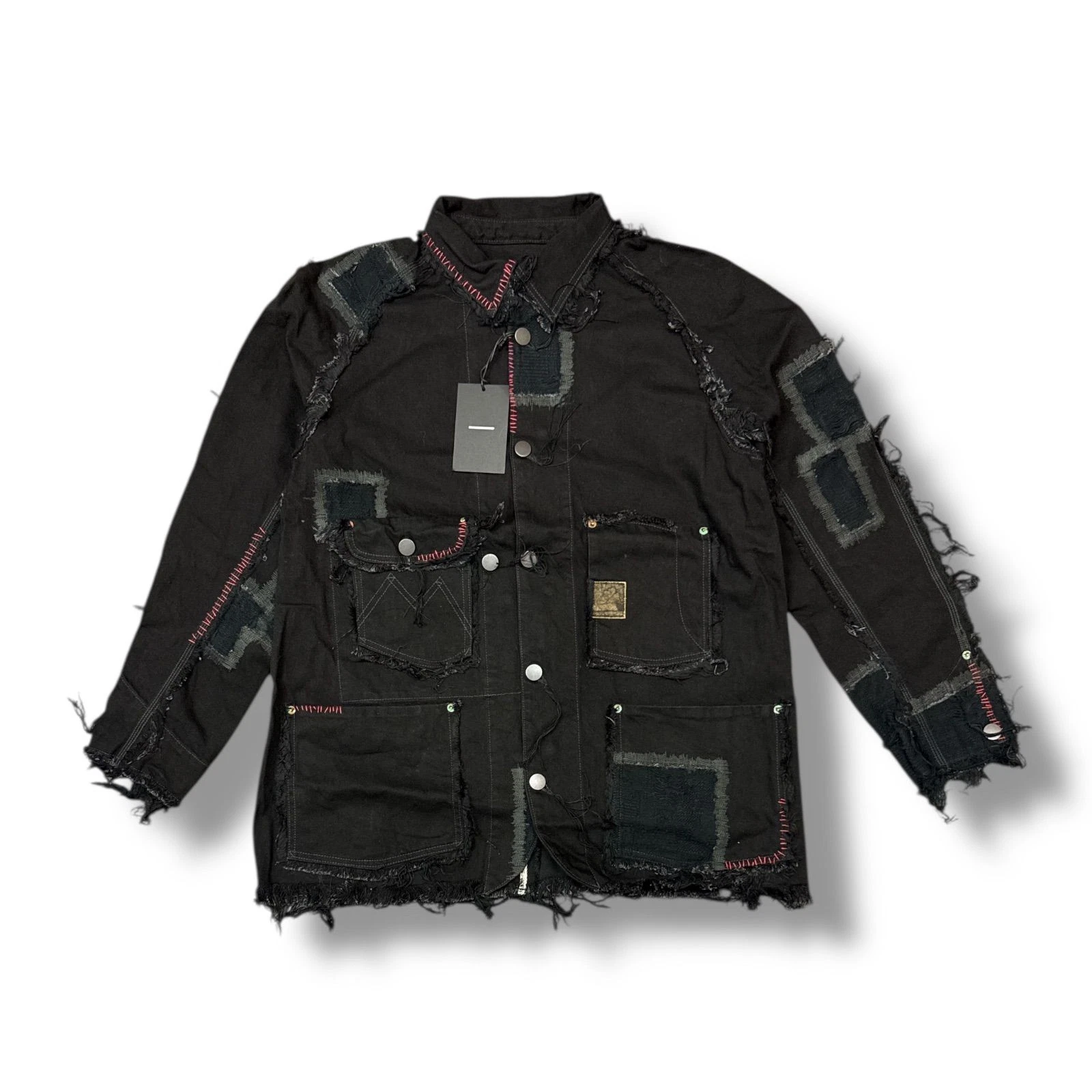 Unused MINUS 24SS Slash Seam Chore Jacket From Coal Mine DUST Denim jacket