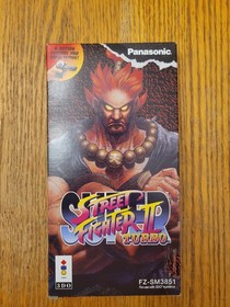 Super Street Fighter II Turbo 2 Panasonic 3DO Long Box Tested Clean Box
