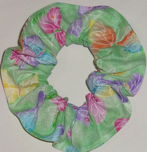 Hair Scrunchie Butterflies Butterfly Tie Ponytail Holder Scrunchies By Sherry - Bild 17 von 20