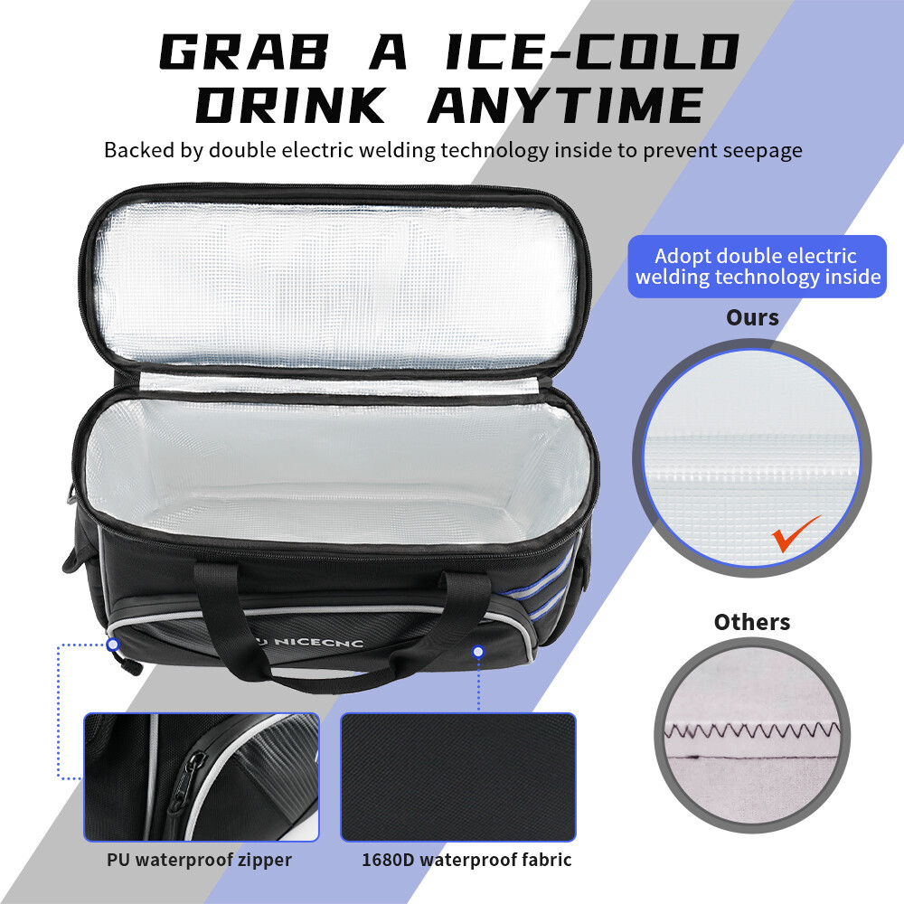 Motorcycle Hard Trunk Saddle Bag Cooler Liner For Harley Street Road