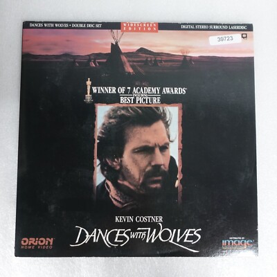 DANCES WITH WOLVES【レーザーディスク】 DANCES WITH WOLVES LaserDisc LD 2 discs WIDESCREEN ED KEVIN
