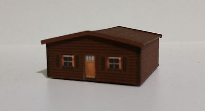 N/1:160 Blockhütte Blockhaus Berghütte Kartonbausatz
