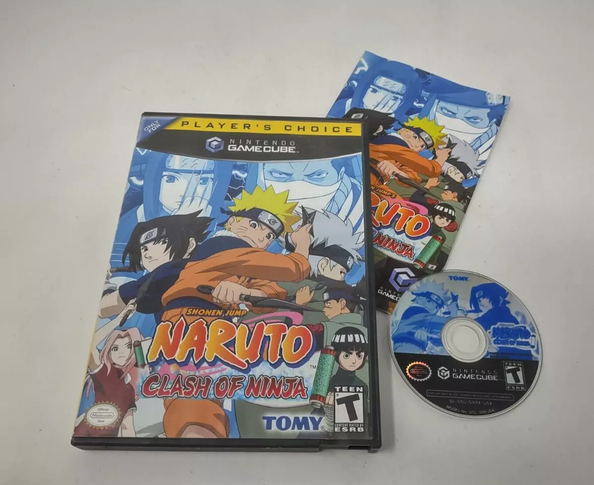 Naruto Clash of Ninja- Nintendo GameCube Game CIB Complete