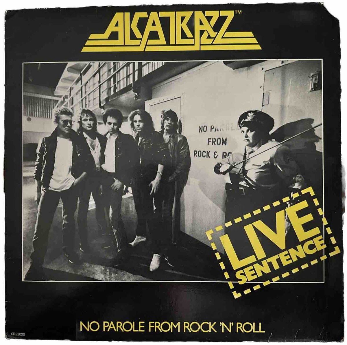 洋楽 G-RAP ALKATRAZ - LIFE SENTENCE ALCATRAZZ LIVE SENTENCE ROCSHIRE RECORDS XR-22020 *AUTOGRAPHED