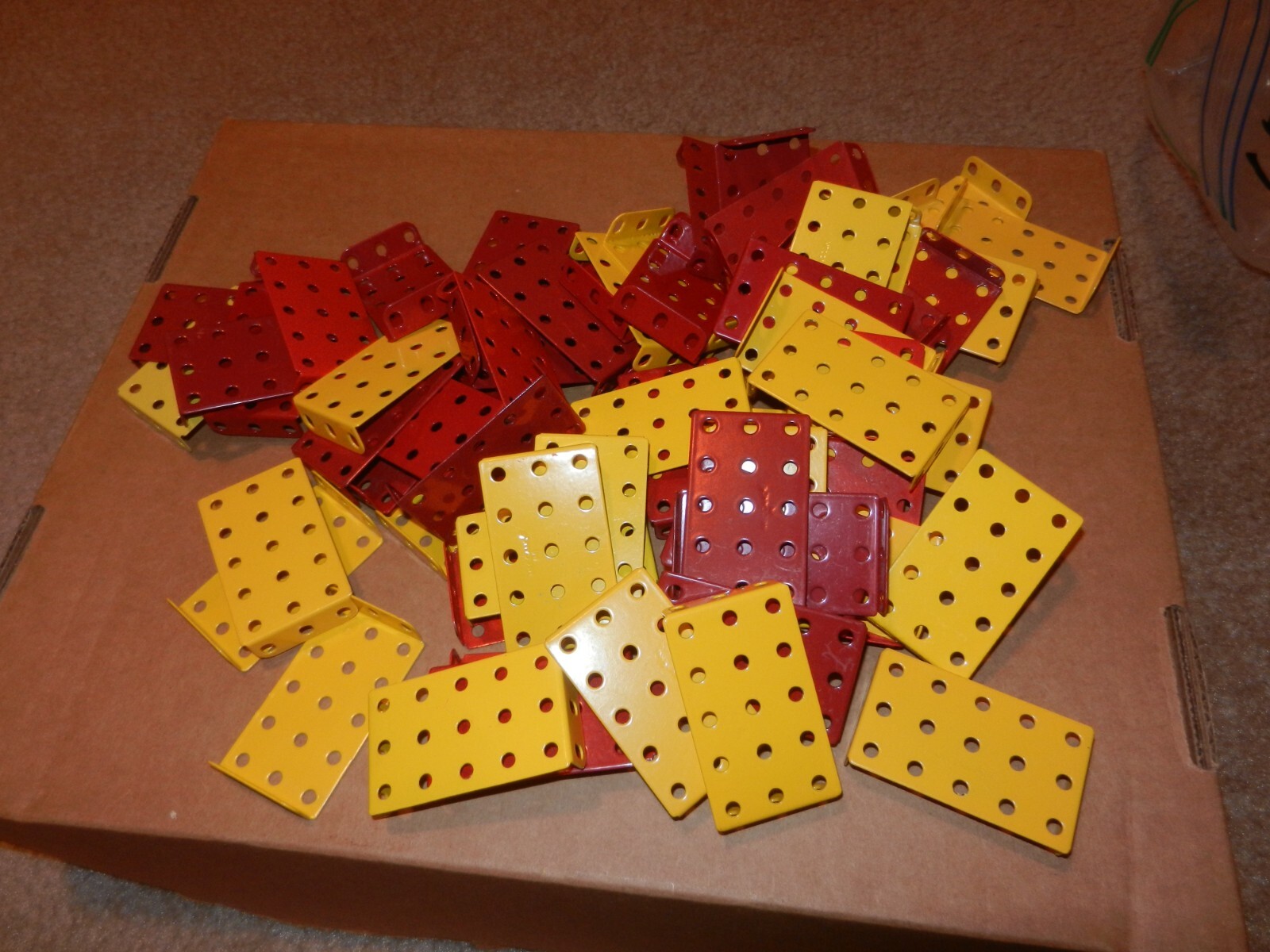 60 MECCANO 51 2 1/2 x 1 1/2 inch Flanged Plates, Later Production eBay