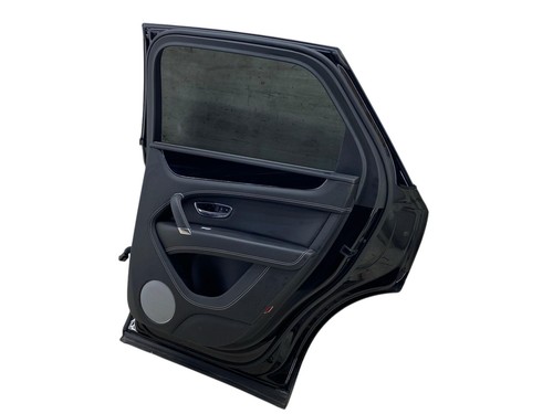 2016-2020 BENTLEY BENTAYGA OEM RIGHT REAR DOOR SHELL ONYX BLACK (6935) W/ HANDLE - Picture 12 of 19