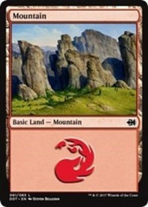 Mountain (61) x4 - Duel Decks: Merfolk vs Goblins - NM-Mint, English - Duel Deck