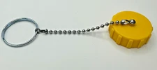 PROPANE TANK 1-3/4" ACME FILL VALVE CAP WITH TETHER CHAIN FORKLIFT MOTORHOME LPG