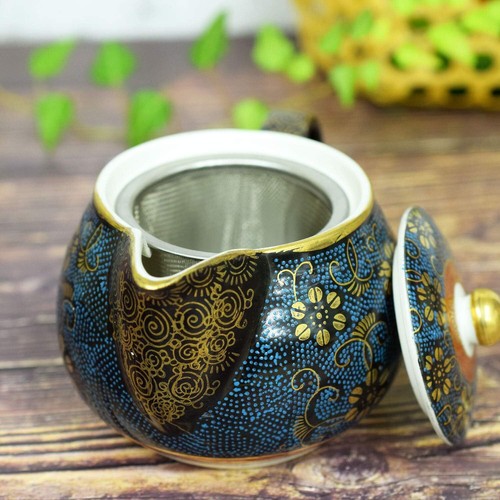 WAZANOKURA Teapot Kutani Ware Made in Japan Tea strainer included New - Picture 4 of 8